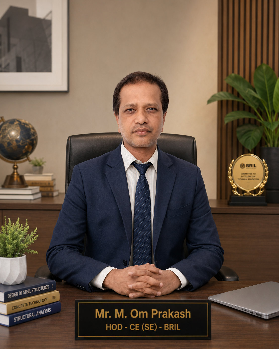 Mr. M. Om Prakash – HOD Computer Engineering Software Engineering, BRIL Hyderabad
